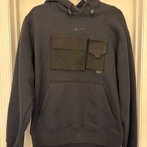 Nike x NOCTA Black Tech Hoodie Size Large Full Zip Cargo Pockets